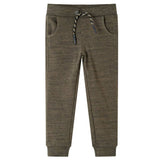 Vidaxl kinderjoggingbroek 128 gemêleerd donker kaki