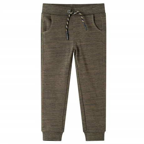 Vidaxl kinderjoggingbroek 140 gemêleerd donker kaki