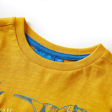 Vidaxl kindershirt met lange mouwen 128 okerkleurig