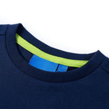 Vidaxl kindershirt met lange mouwen 128 marineblauw