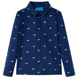 Vidaxl kindershirt 104 marineblauw