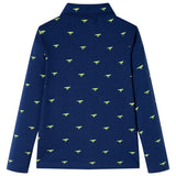 VidaXL Kindershirt 116 marineblauw