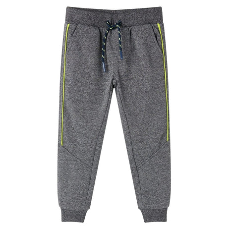 Vidaxl kinderjoggingbroek 128 gemêleerd grijs