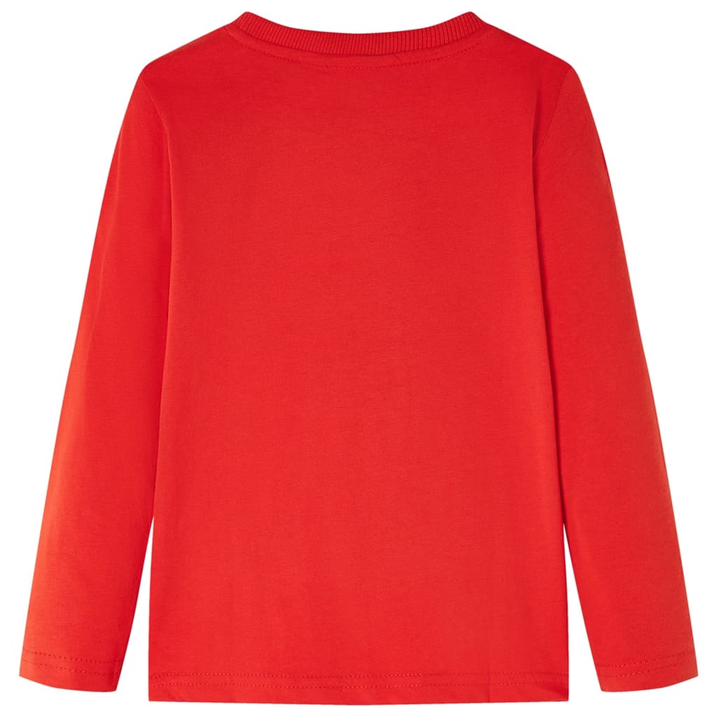 Vidaxl kindershirt met lange mouwen 140 rood
