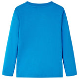 Vidaxl kindershirt met lange mouwen 116 kobaltblauw