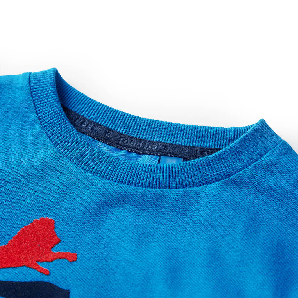 VidaXL Kindershirt met lange mouwen 140 kobaltblauw