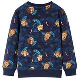 Vidaxl kindertrui 128 marineblauw