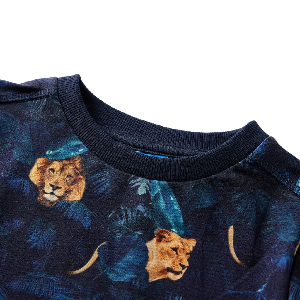 Vidaxl kindertrui 140 marineblauw