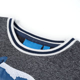 Vidaxl kindertrui 140 gemêleerd marineblauw