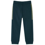 VidaXL Kinderjoggingbroek met trekkoord 104 mosgroen