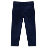 Vidaxl kinderbroek 128 donker marineblauw