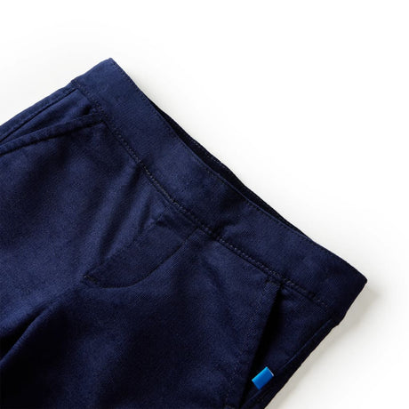 Vidaxl kinderbroek 128 donker marineblauw