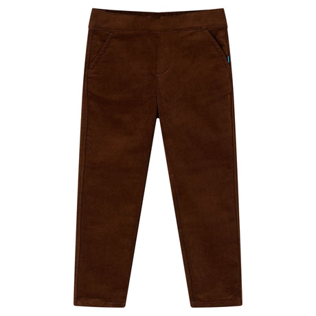 Vidaxl kinderbroek 104 cognackleurig