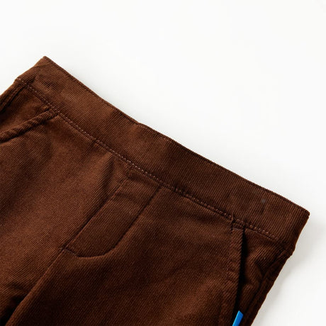 Vidaxl kinderbroek 116 cognackleurig