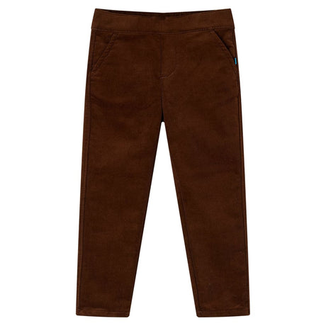 Vidaxl kinderbroek 128 cognackleurig