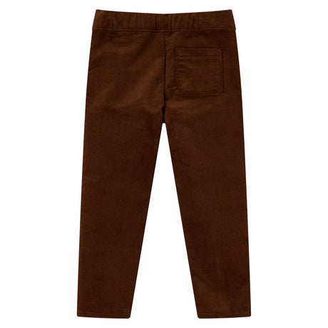 Vidaxl kinderbroek 128 cognackleurig