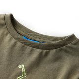 VidaXL Kindershirt met lange mouwen 140 kakikleurig