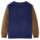Vidaxl kindertrui 128 donkermarineblauw