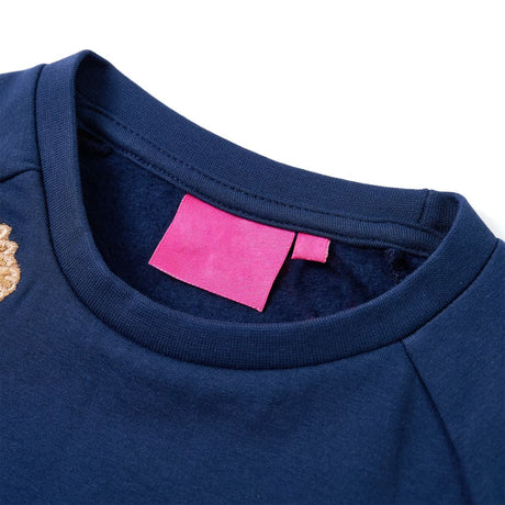 Vidaxl kindertrui 128 marineblauw
