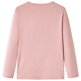 Vidaxl kindershirt met lange mouwen 128 lichtroze