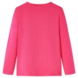 Vidaxl kindershirt met lange mouwen 128 felroze