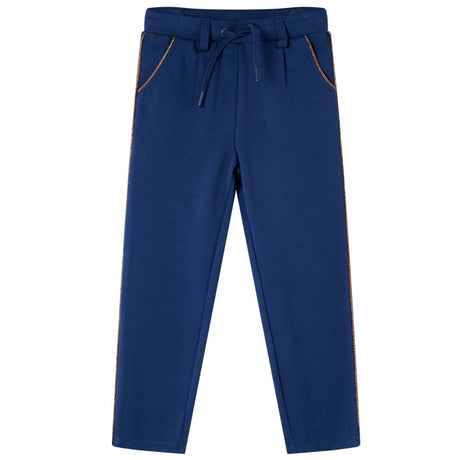 Vidaxl kinderbroek met trekkoord 92 marineblauw