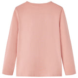 VidaXL Kindershirt met lange mouwen 104 lichtroze