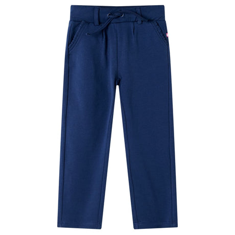 Vidaxl kinderbroek met trekkoord 92 marineblauw