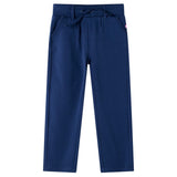 Vidaxl kinderbroek met trekkoord 140 marineblauw