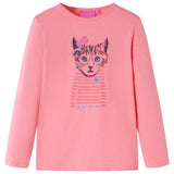 VidaXL Kindershirt met lange mouwen 92 roze