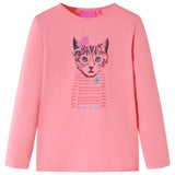 Vidaxl kindershirt met lange mouwen 116 roze