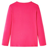 Vidaxl kindershirt met lange mouwen 116 felroze