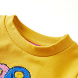Vidaxl kindertrui 128 donkerokerkleurig