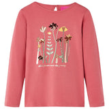 VidaXL Kindershirt met lange mouwen 140 oudroze