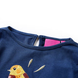 Vidaxl kindershirt met lange mouwen 104 marineblauw