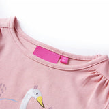 Vidaxl kindershirt met lange mouwen 104 lichtroze