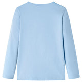 Vidaxl kindershirt met lange mouwen 104 lichtblauw