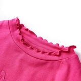 Vidaxl kindershirt met lange mouwen 128 felroze