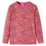 Vidaxl kinderpyjama met lange mouwen 104 oudroze