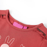 Vidaxl kindershirt met lange mouwen 104 rozebruin