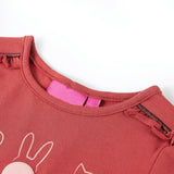 VidaXL Kindershirt met lange mouwen 140 rozebruin