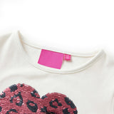 Vidaxl kindershirt met lange mouwen 92 ecru