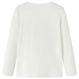 Vidaxl kindershirt met lange mouwen 116 ecru