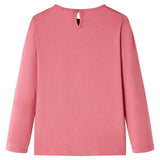 Vidaxl kindershirt met lange mouwen 140 oudroze