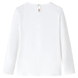 VidaXL Kindershirt met lange mouwen 104 ecru