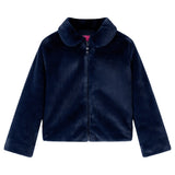 Vidaxl kinderjas 104 kunstvacht marineblauw