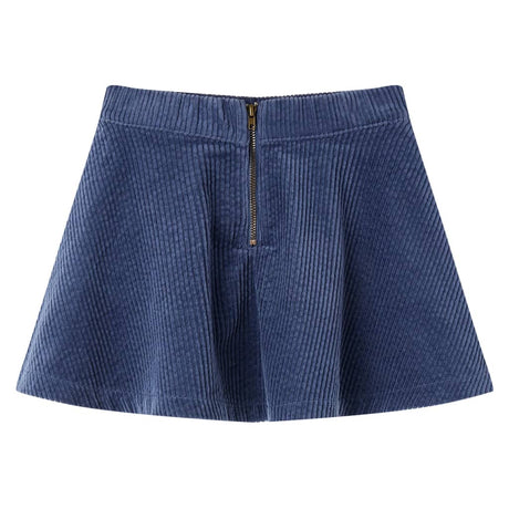 Vidaxl kinderrok met zakken ribfluweel 92 marineblauw
