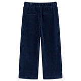 Vidaxl kinderbroek 104 ribfluweel marineblauw