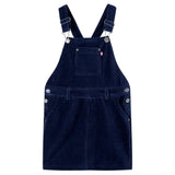 Vidaxl kindertuinjurk 104 ribfluweel marineblauw