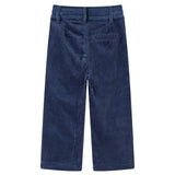 Vidaxl kinderbroek 92 ribfluweel marineblauw